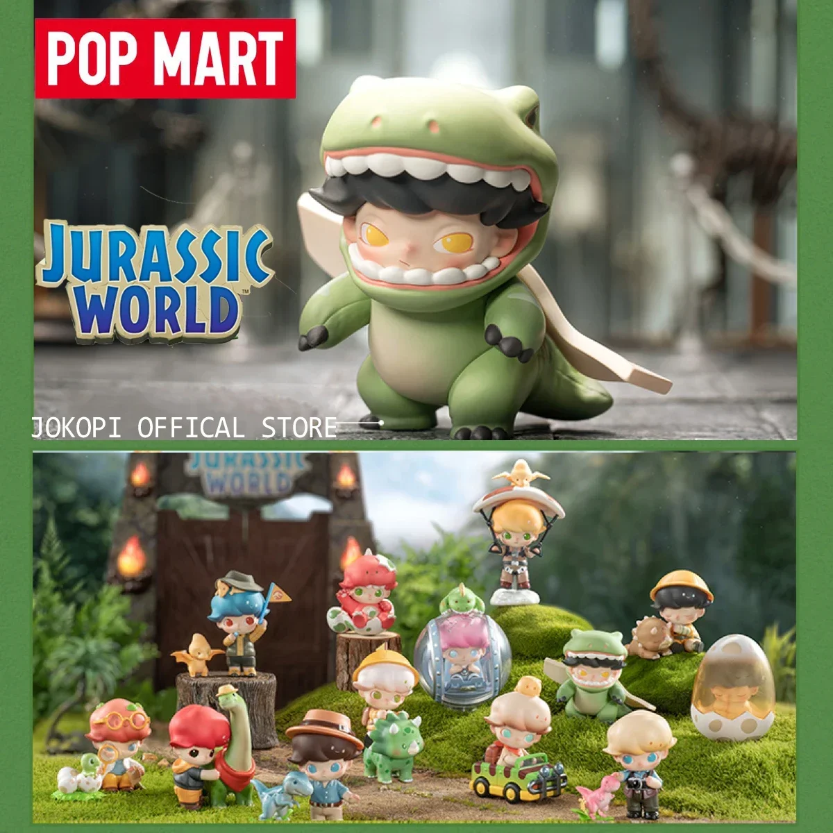 POP MART DIMOO Jurassic World  – Model Kit Anime Girl recenzja i cena
